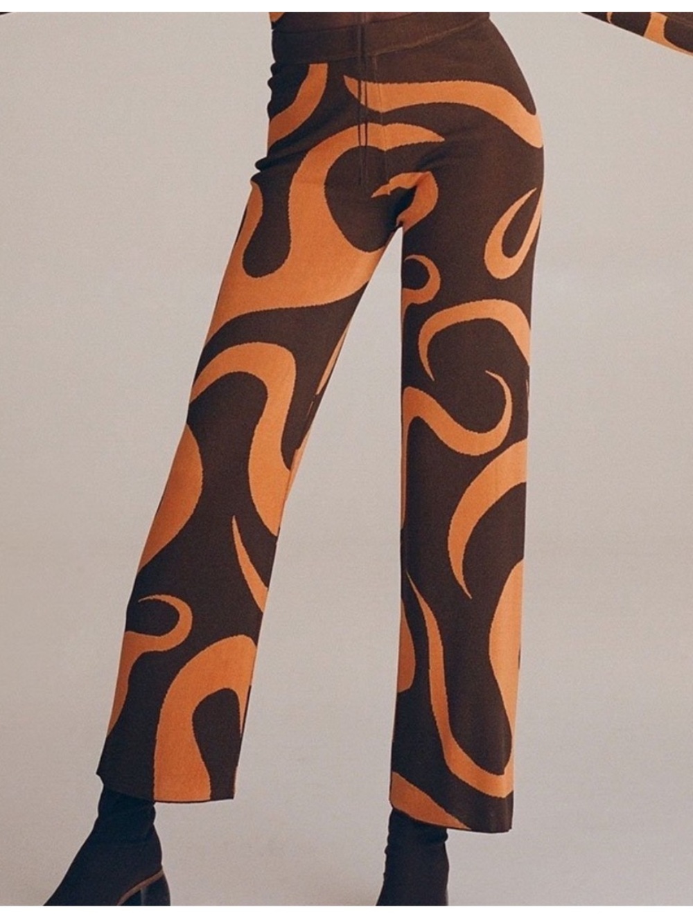 Paloma Wool Fuego Knit Pants Brown Orange XS / S